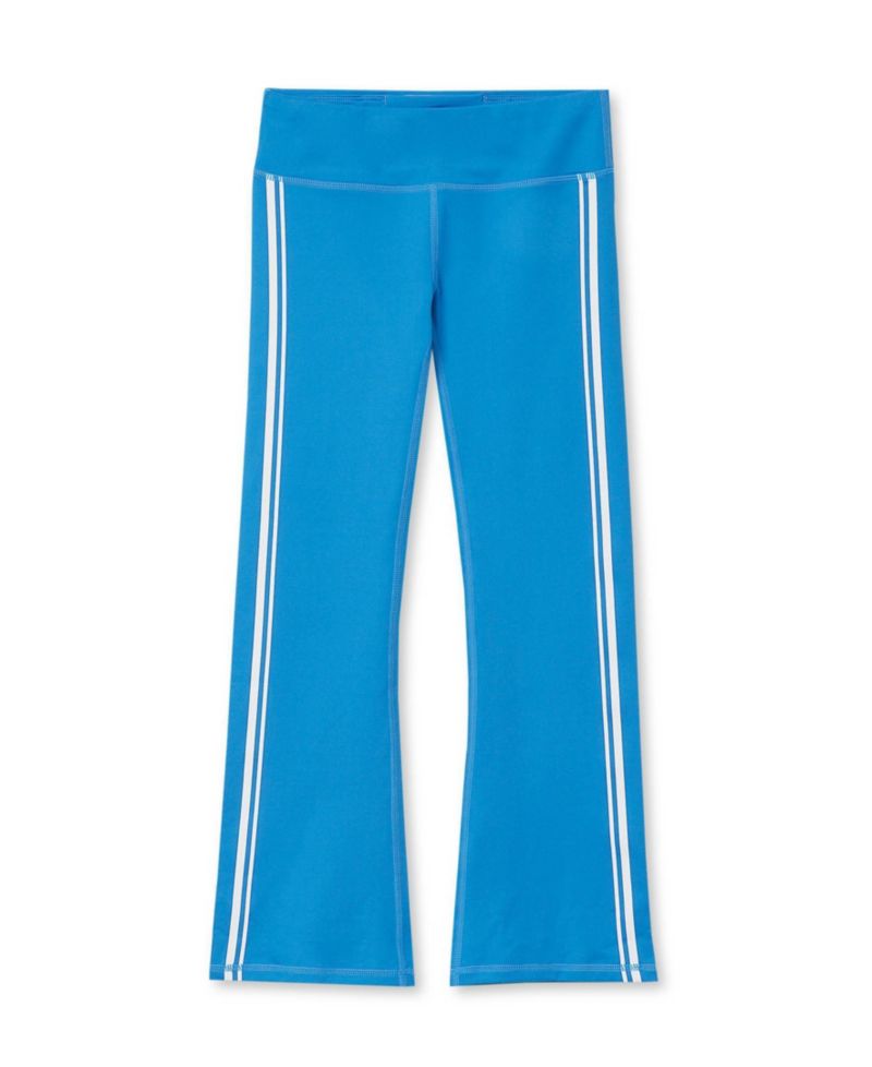 Girls Plus Active Flare Leggings with Side Stripe