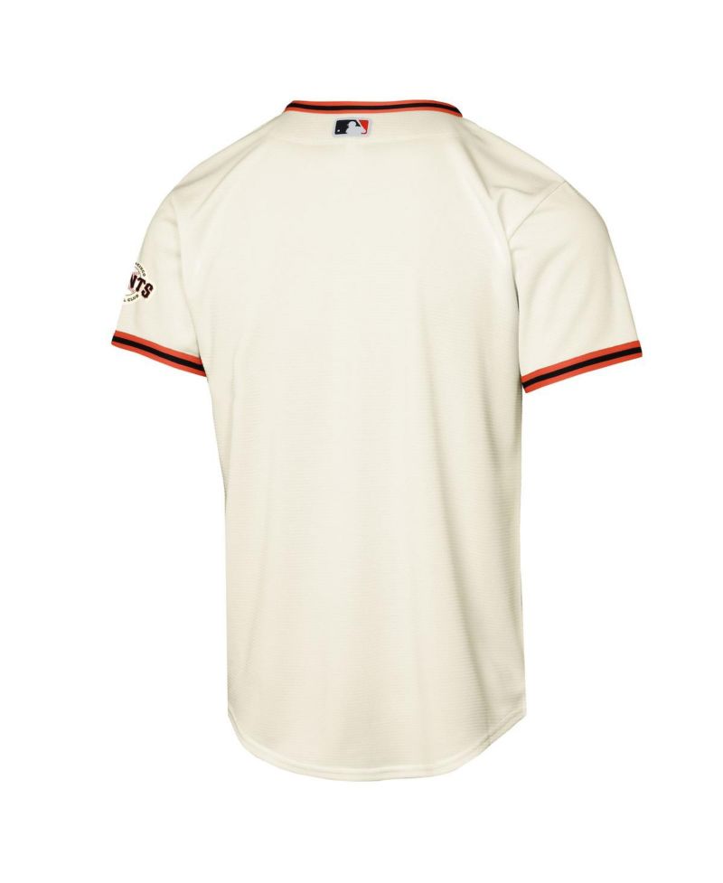 Big Boys and Girls Cream San Francisco Giants Home Stadium Jersey