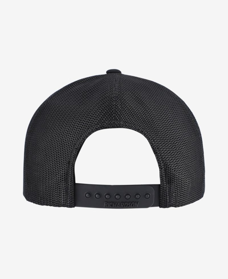 Men's and Women's x Ram Black Square Trucker Adjustable Hat