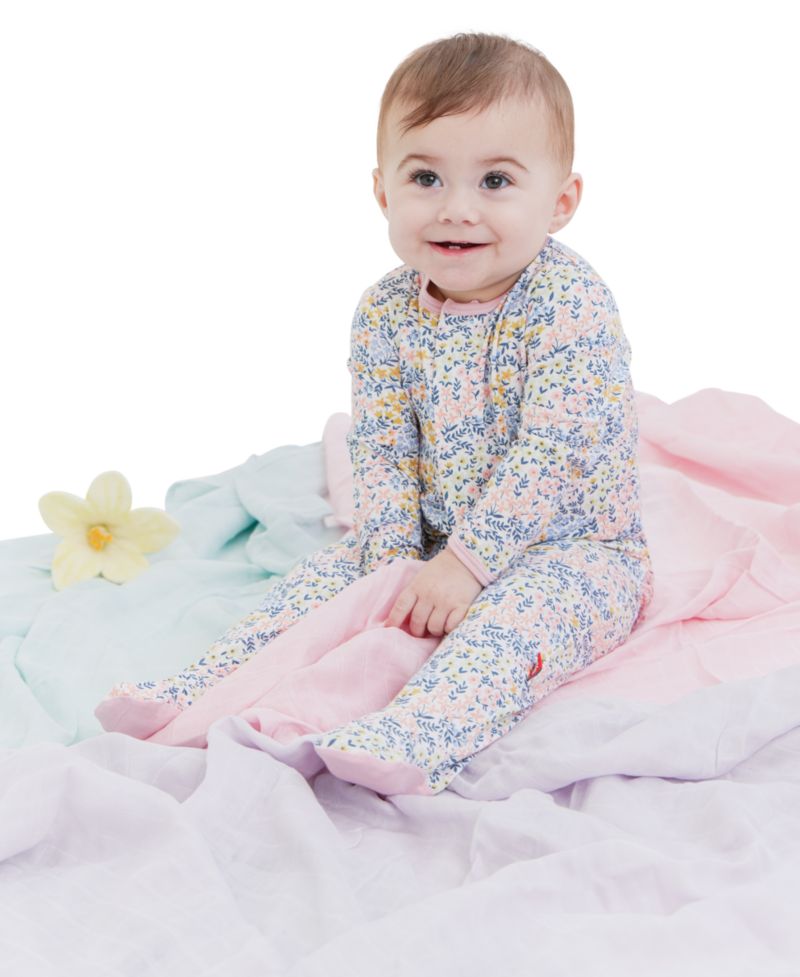 Baby Girls' Chelsea Ruffle Footie Long-Sleeve Coverall