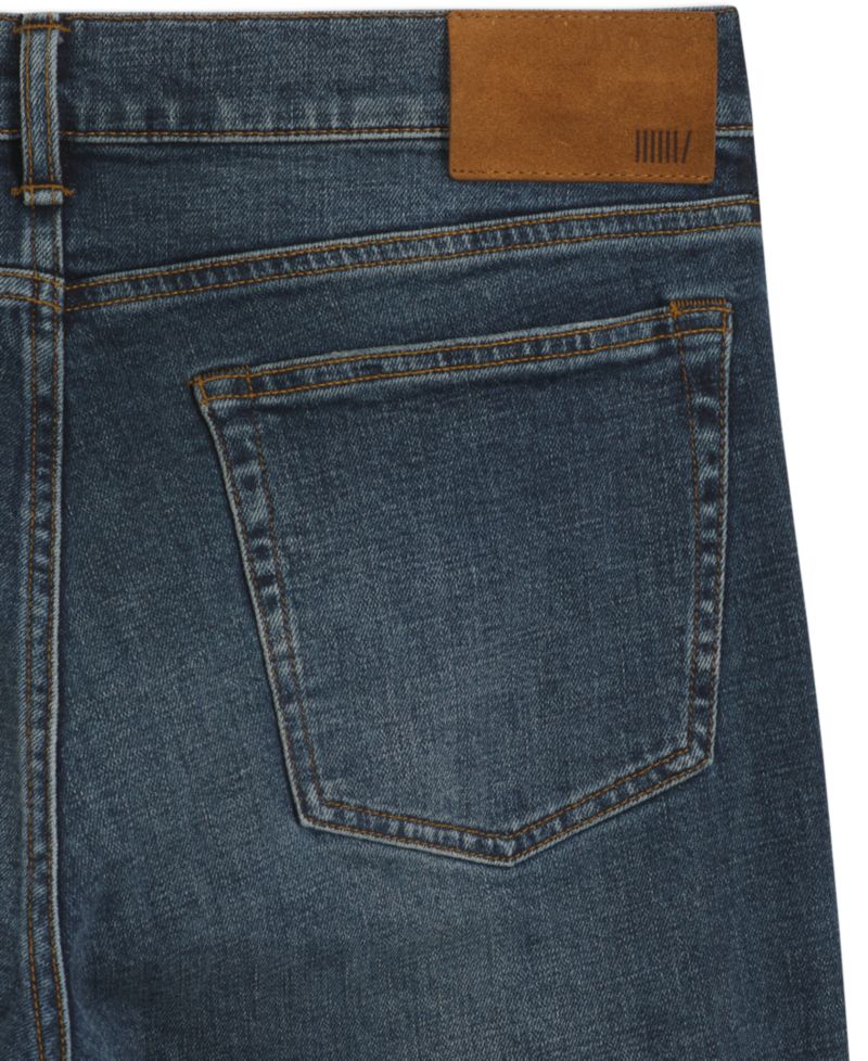 BECKHAM x BOSS Men's Blue Stretch Slim-Fit Denim Jeans
