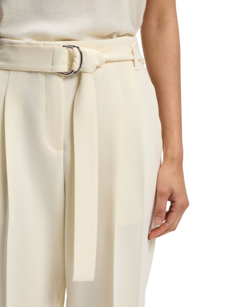 BOSS by Women's Japanese Crepe Tapered-Fit Pants