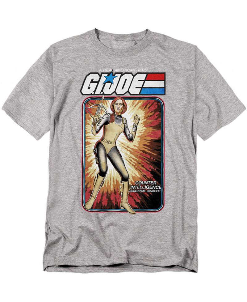 Men's G.I. Joe Scarlett Card T-Shirt