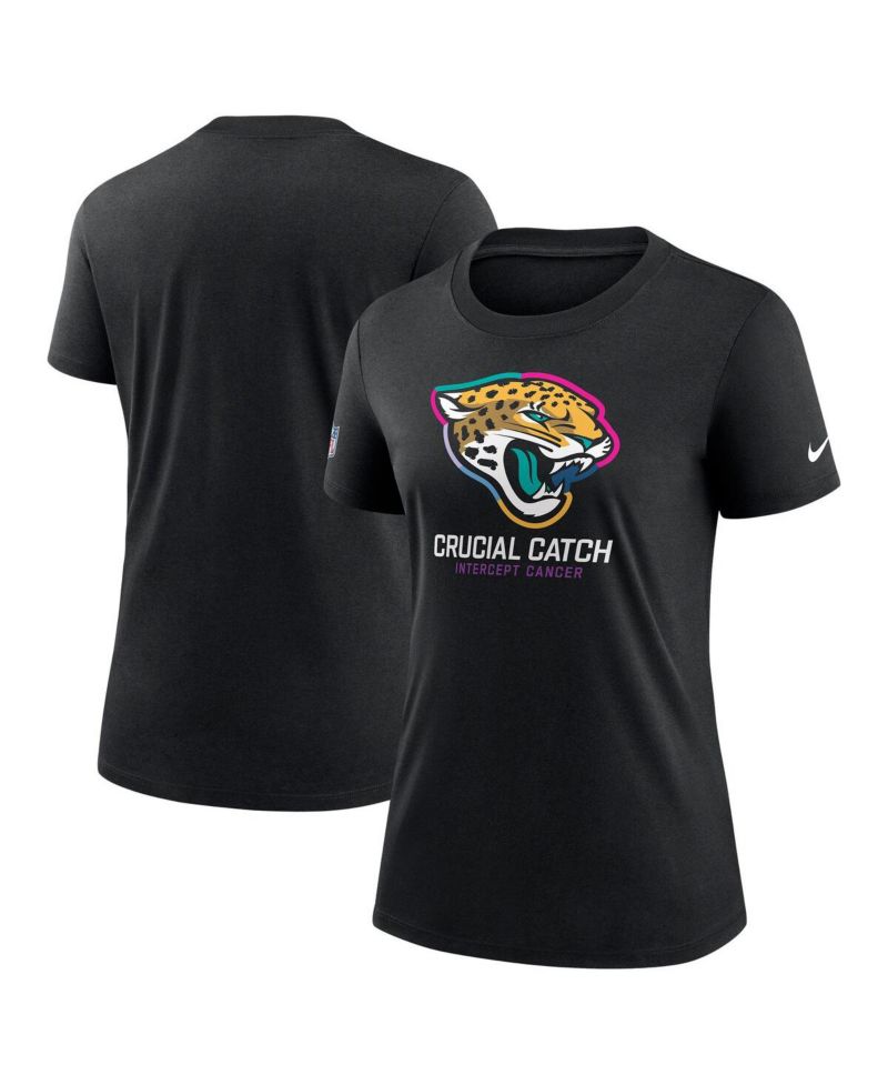 Women's Black Jacksonville Jaguars 2024 NFL Crucial Catch Tri-Blend T-Shirt