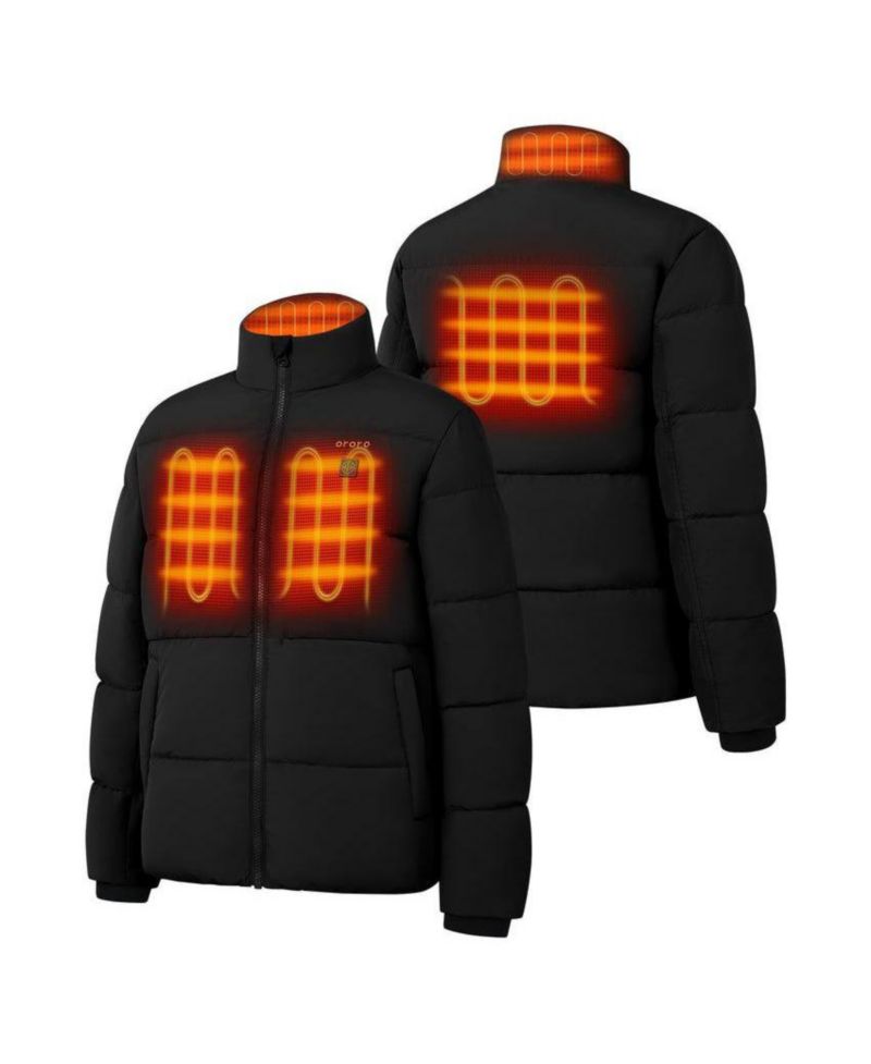 Kids Unisex S- XL ' 4-Zone Heated Down Jacket