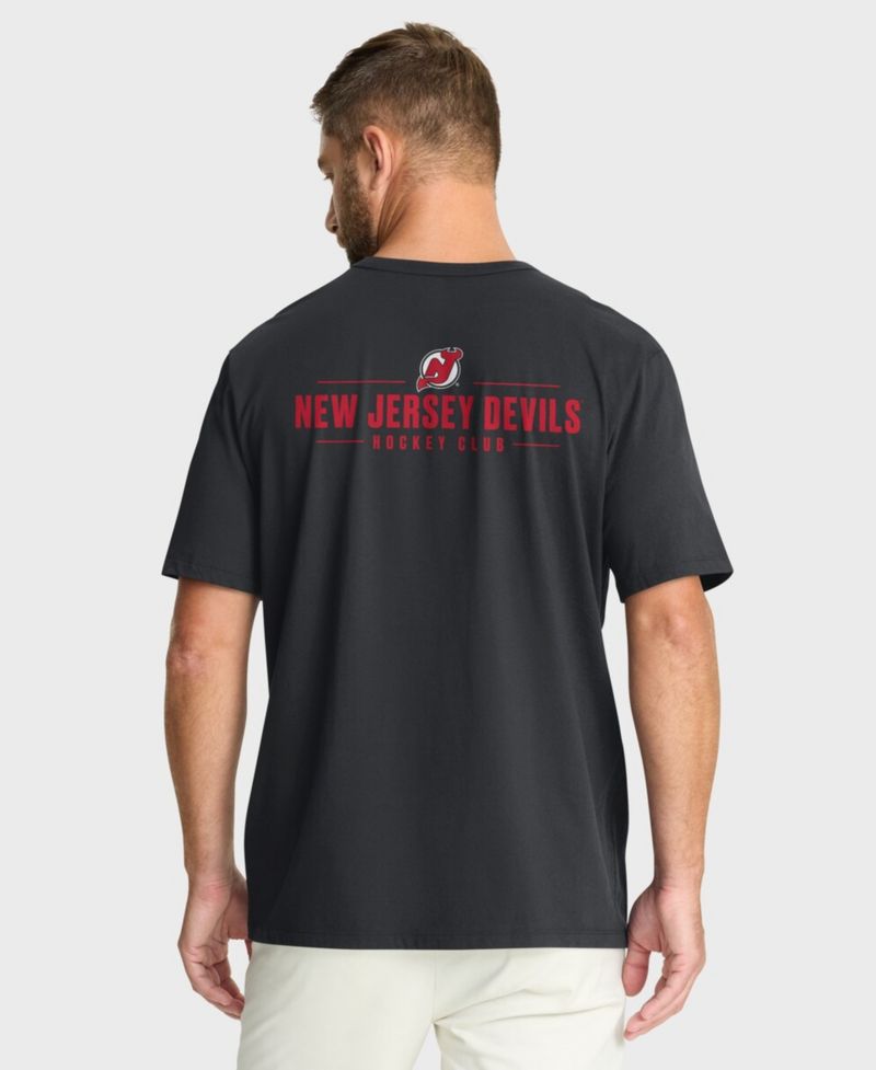 Men's Black New Jersey Devils Crash The Net Legacy T-Shirt