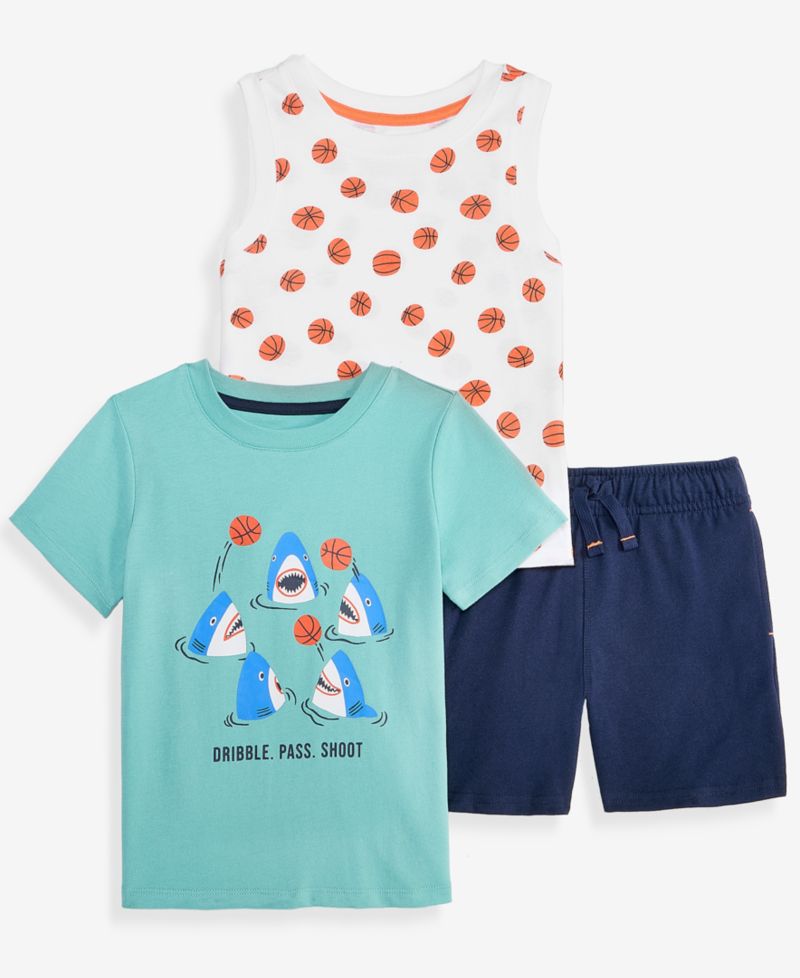 Toddler Boys 3-Piece Sport Set