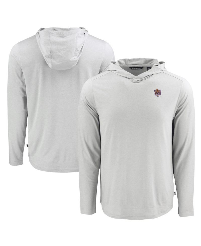 Men's Gray LSU Tigers Coastline Epic Comfort Eco Long Sleeve Hoodie
