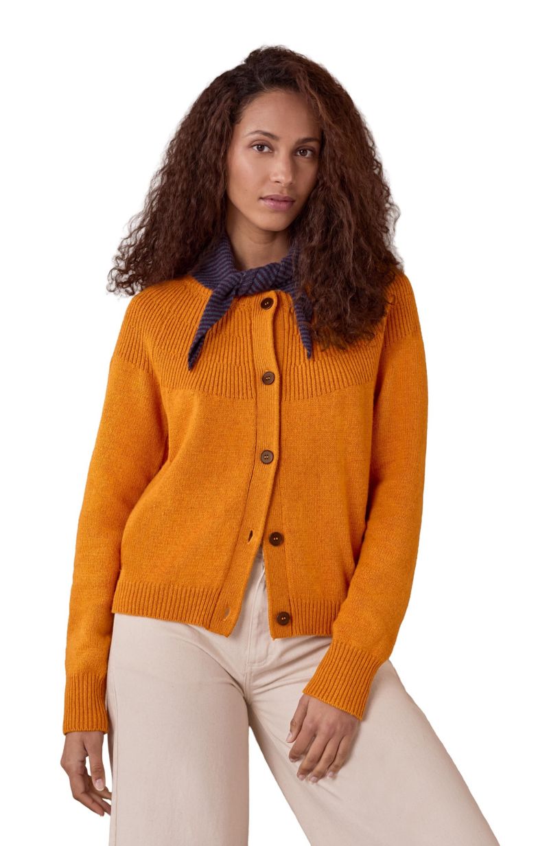 Women's Textured Yoke Sweater
