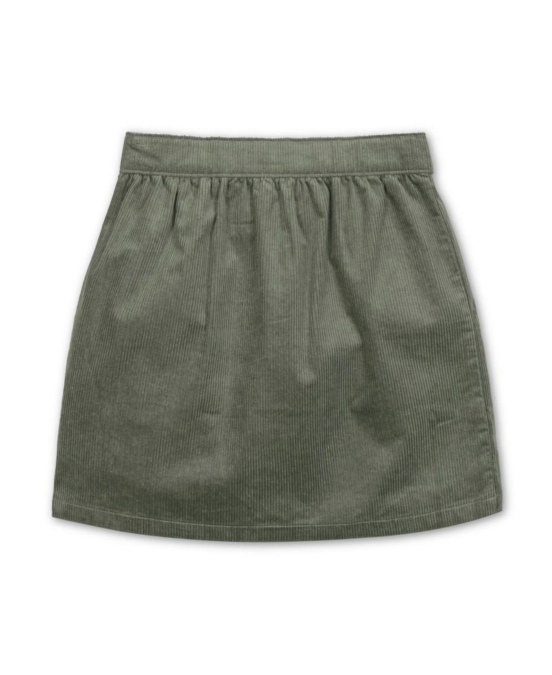 Big Girls Hope and Henry Organic Corduroy Button Front Skirt