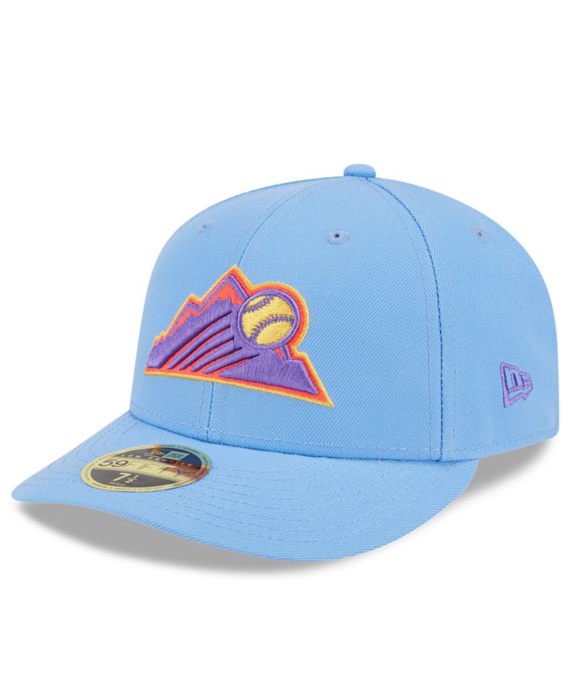 Men's Light Blue Colorado Rockies 2025 City Connect Low Profile 59FIFTY Fitted Hat