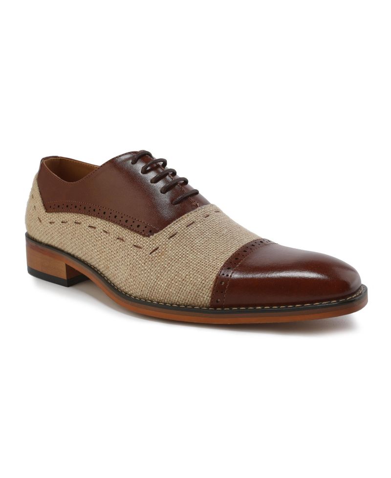 Lace-Up Cap Toe Oxford