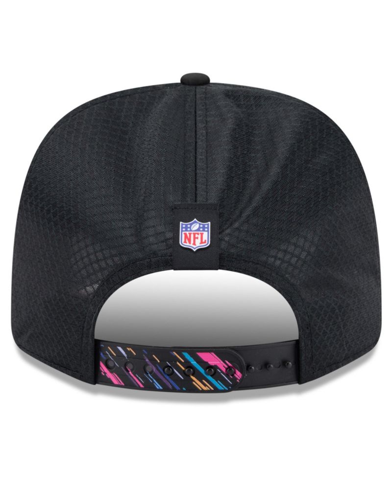 Men's Black Jacksonville Jaguars 2026 NFL Cruical Catch 9SEVENTY Adjustable Trucker Hat