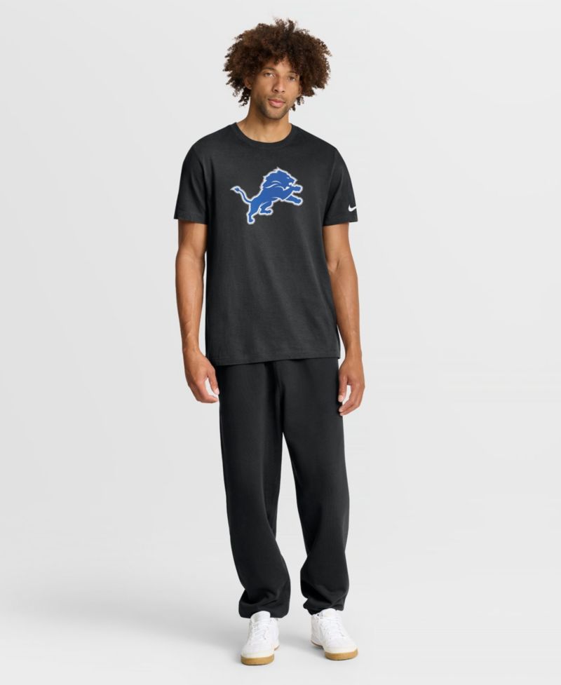 Men's Detroit Lions Essential Logo Crewneck T-Shirt