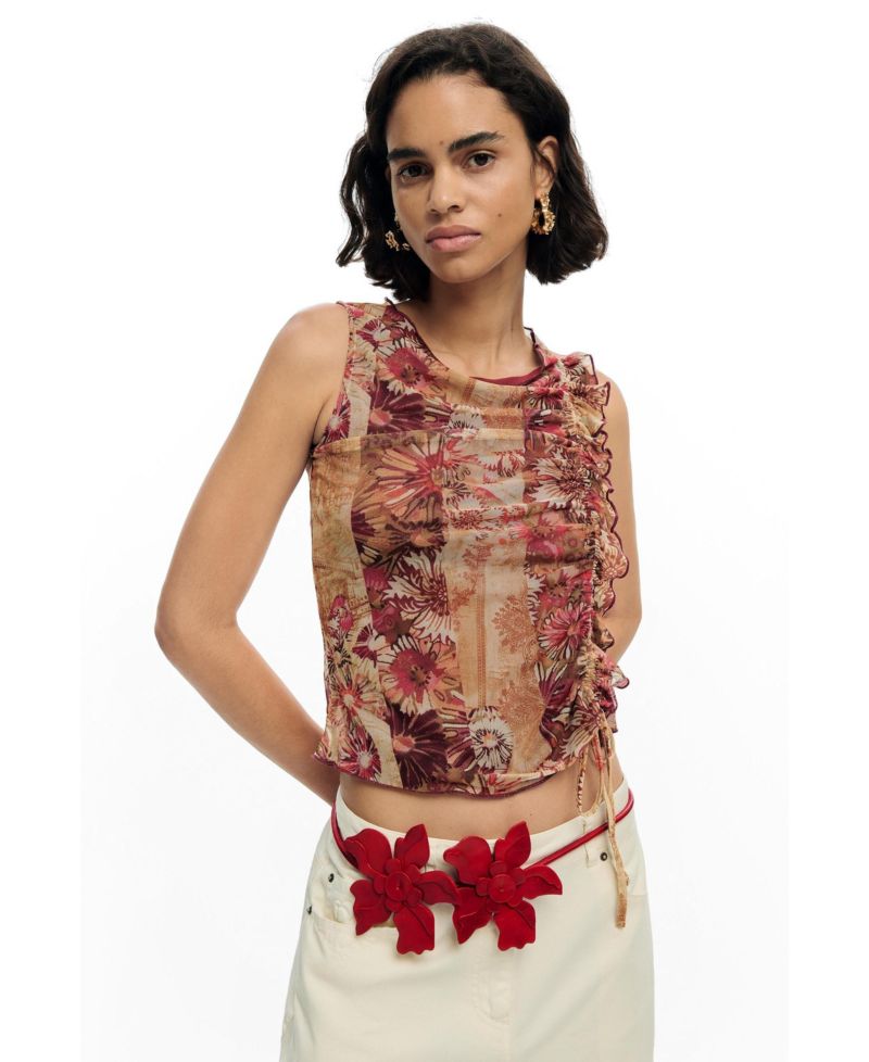 Women's Printed sleeveless t-shirt