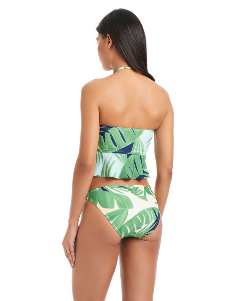 Women's Summer Breeze Convertible Ruffle Tankini Top and Summer Breeze Moderate-Coverage Swim Bottoms