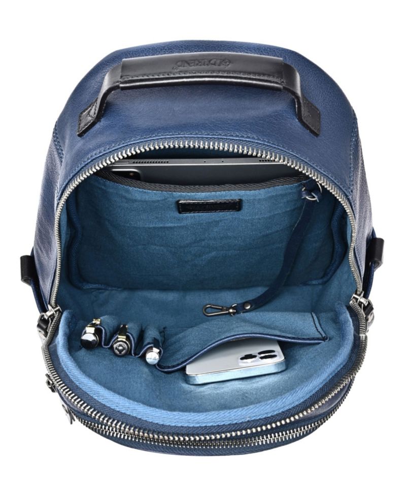 Sun-Wing Small Leather Backpack
