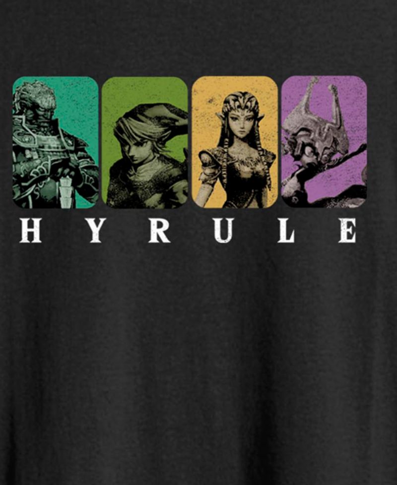Men's Nintendo Char Panels T-Shirt