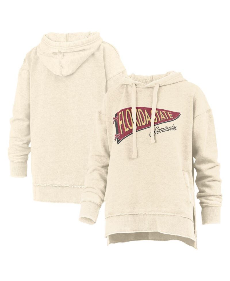 Women's Cream Florida State Seminoles Marni Pullover Hoodie