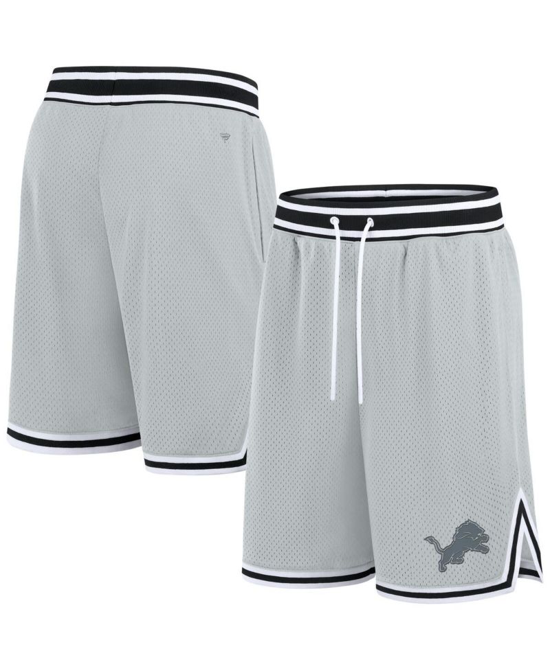 Men's Silver Detroit Lions Elements Future Ground Shorts
