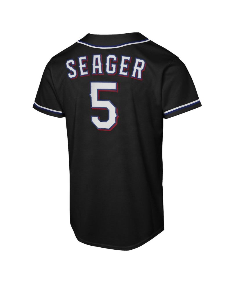 Big Boys and Girls Corey Seager Black Texas Rangers Fashion Replica Player Jersey