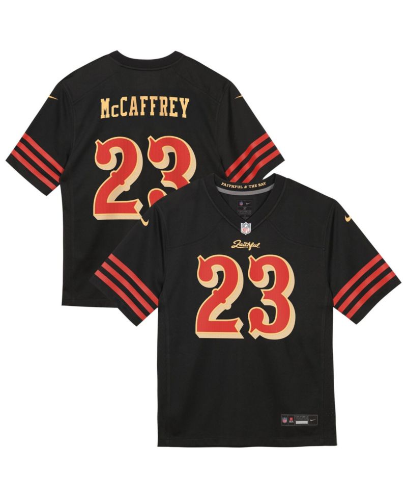 Preschool Christian McCaffrey Black San Francisco 49ers 2025 Rivalries Collection Game Jersey