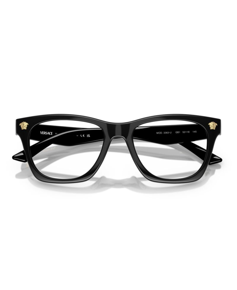 Man Square Plastic VE3363U Eyeglasses