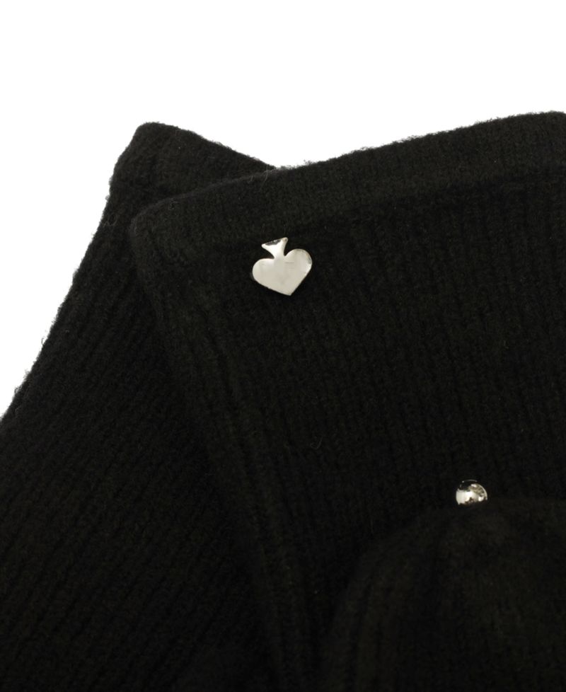 Women's Knit Pop Top Mittens