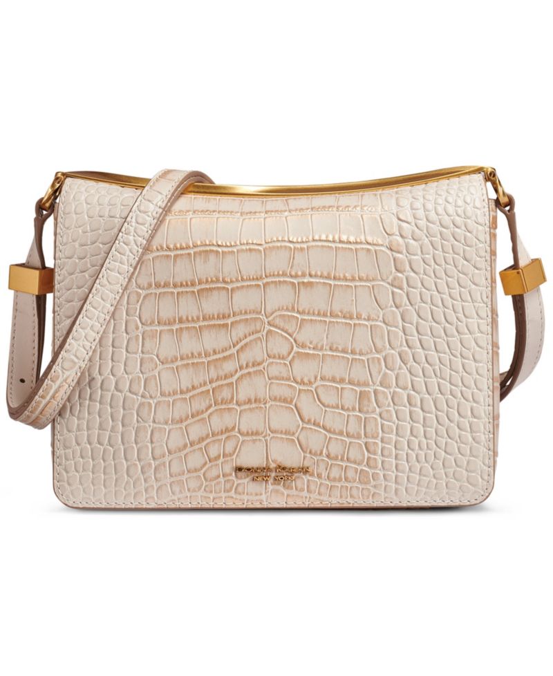 Jericho Metallic Croc Small Convertible Shoulder Handbag
