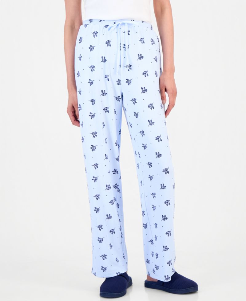 Women's Soft Knit Printed Pajama Pants