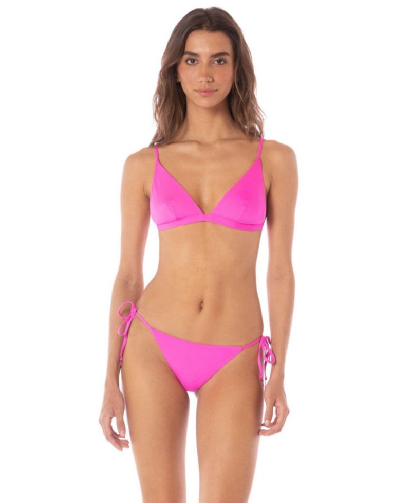 Women's Poppy Pink Ivy Bikini Top