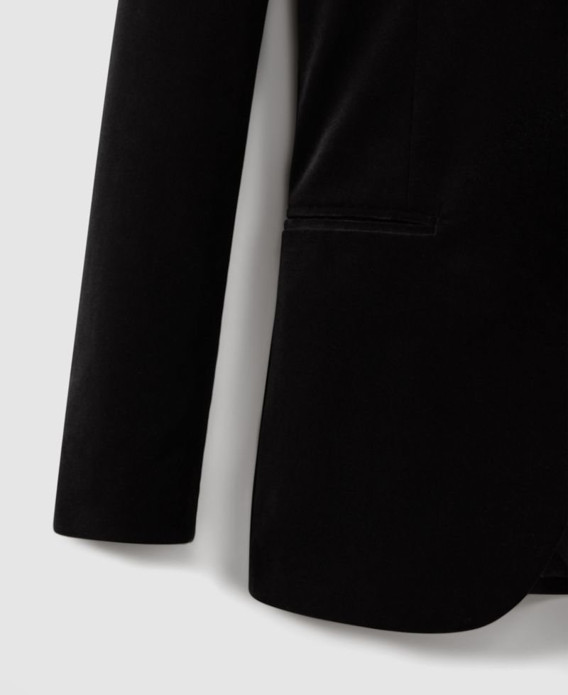Men's Ace Tailored-Fit Single-Breasted Velvet Blazer