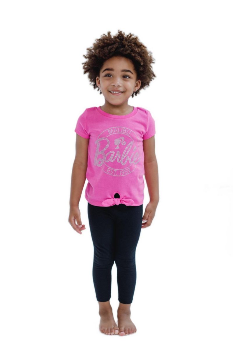 Girls' 2-Piece T-Shirt and Leggings Set