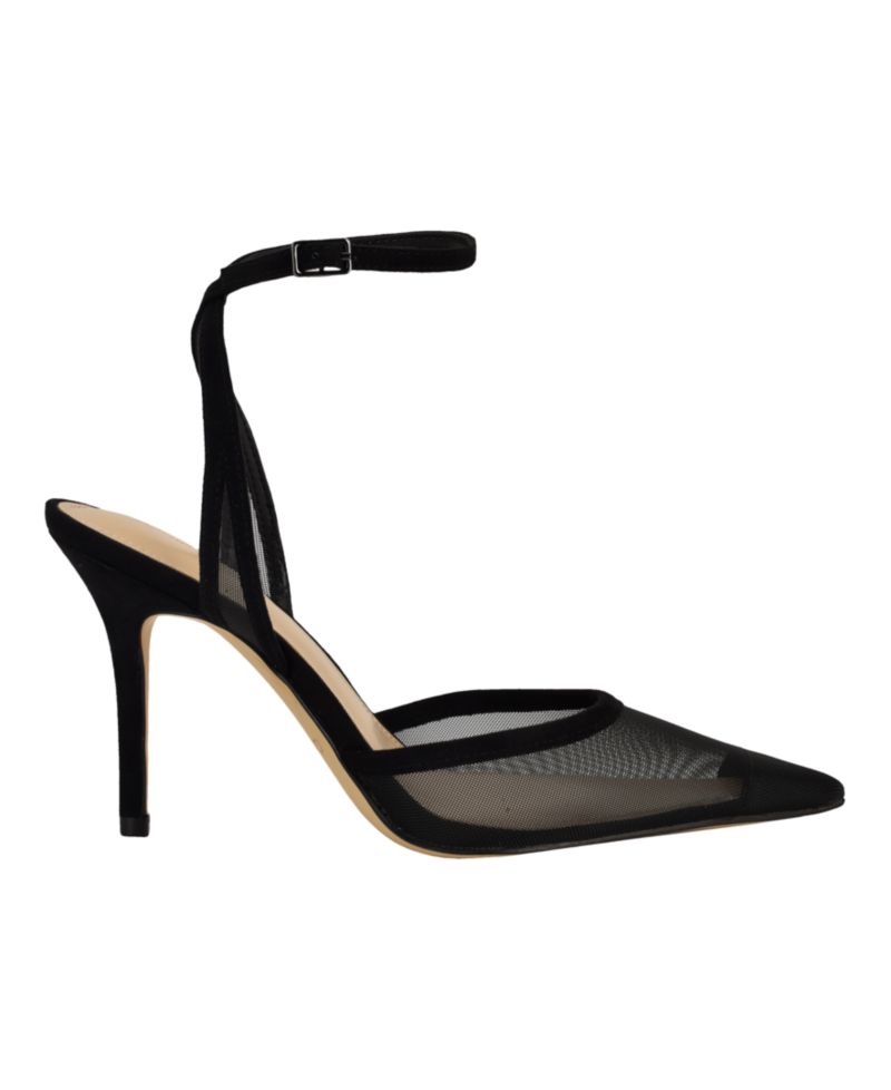 Women's Ozala Mesh Ankle Strap Stiletto Pumps