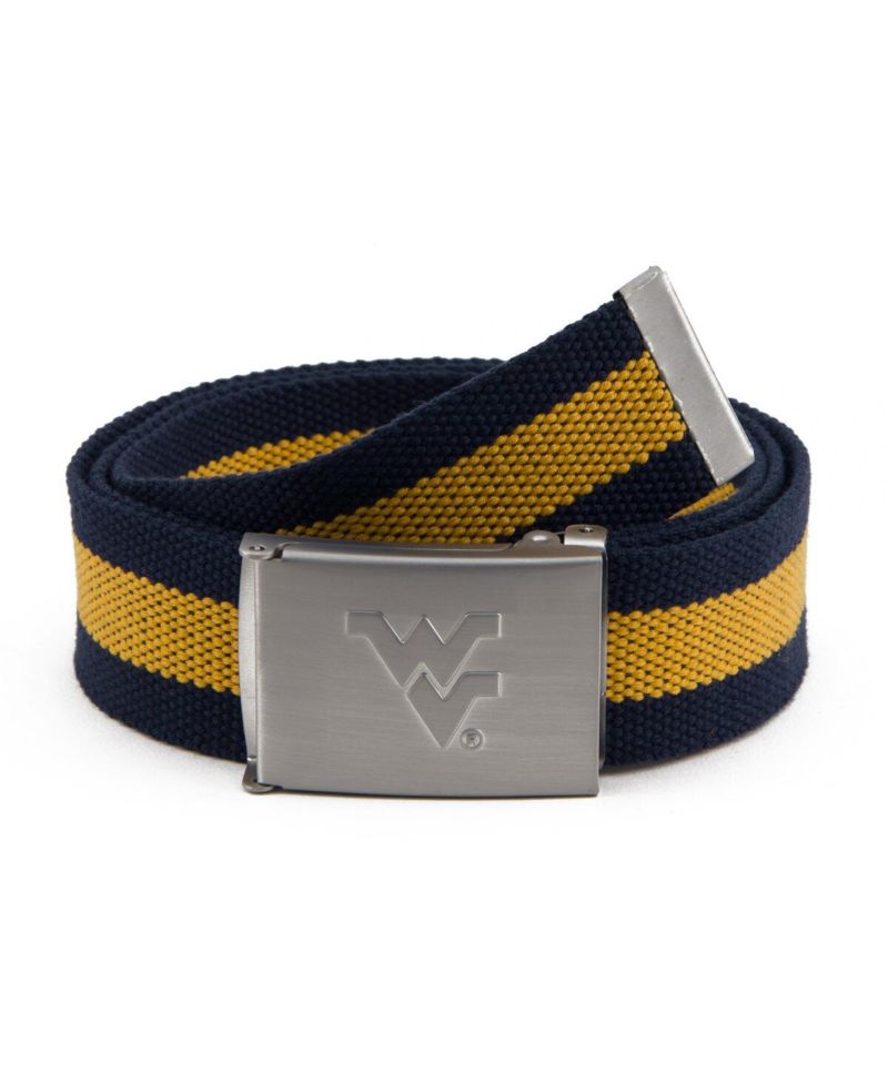 Men's West Virginia Mountaineers Fabric Belt