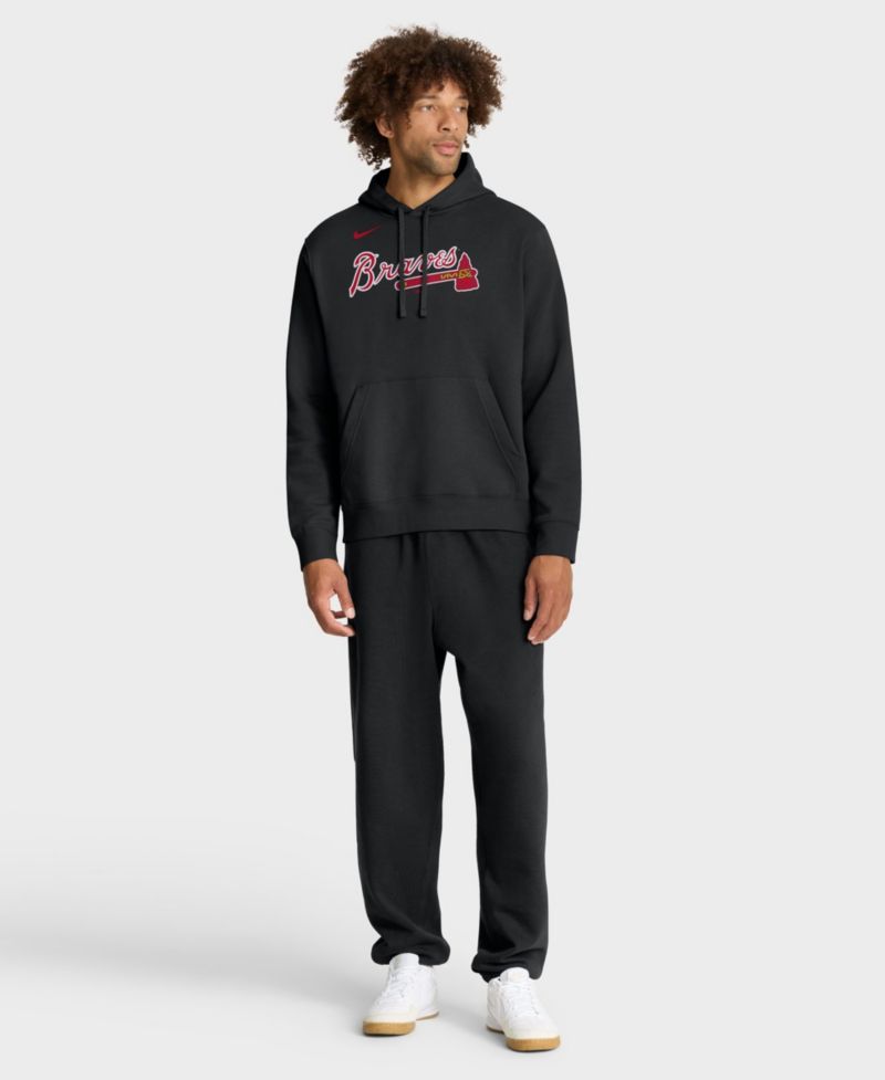 Men's Atlanta Braves Club Fleece Pullover Hoodie