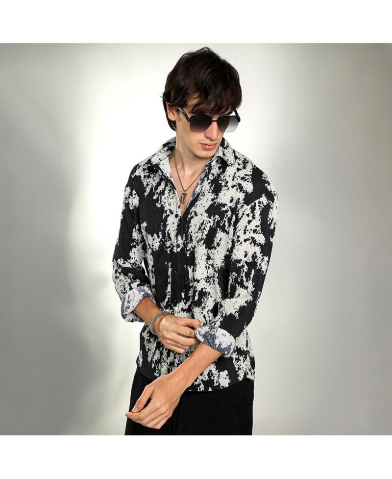 Men's Splash-Pleat Shirt