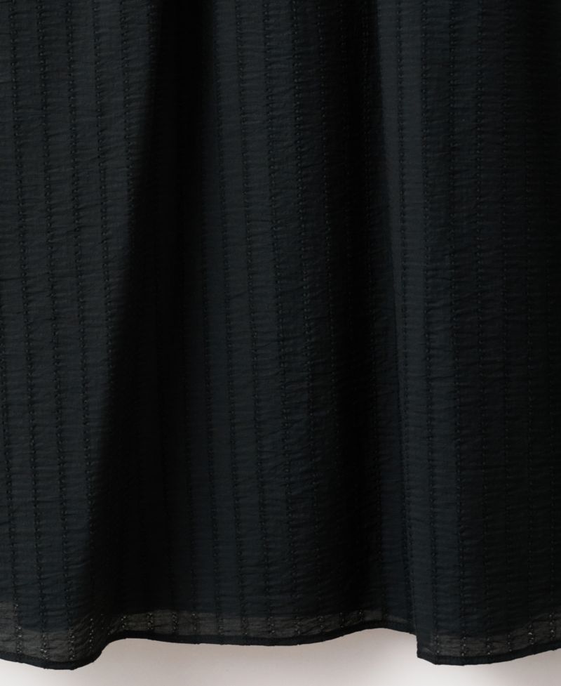 Women's Gathered Detail Textured Dress
