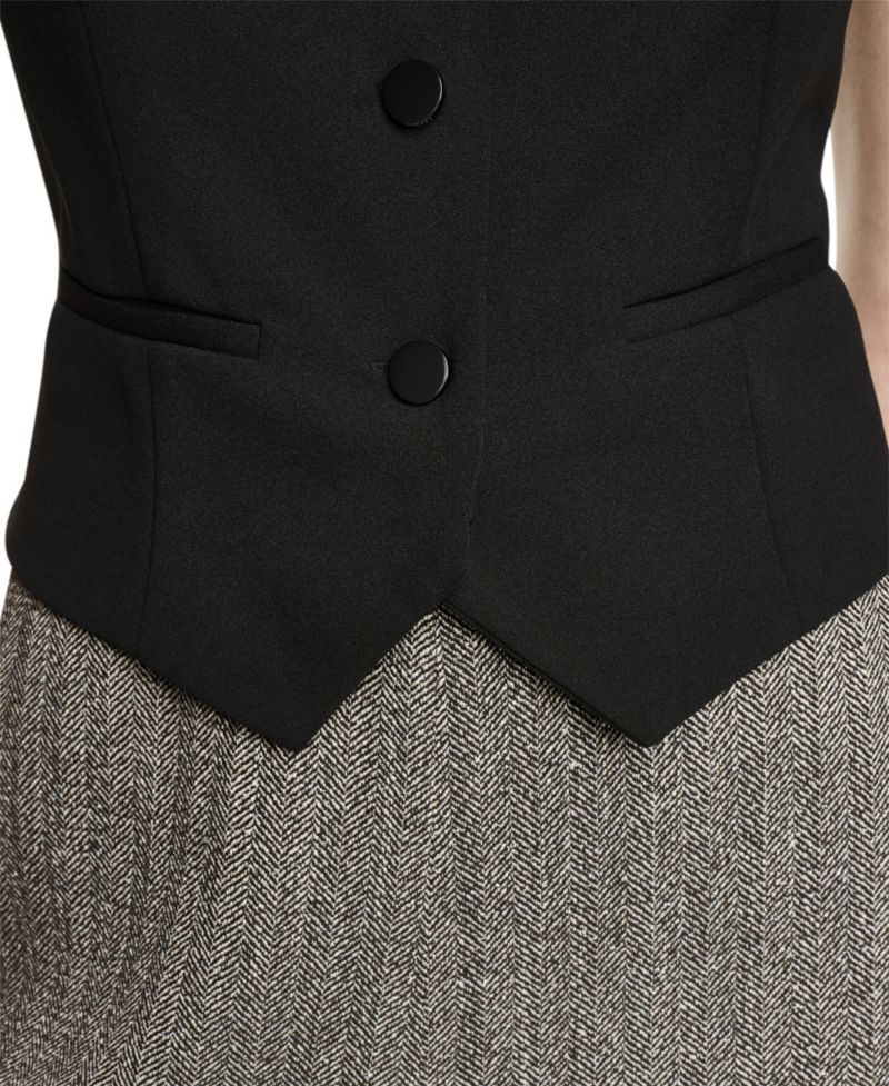 Women's Sleeveless Wide-Leg Vest Jumpsuit
