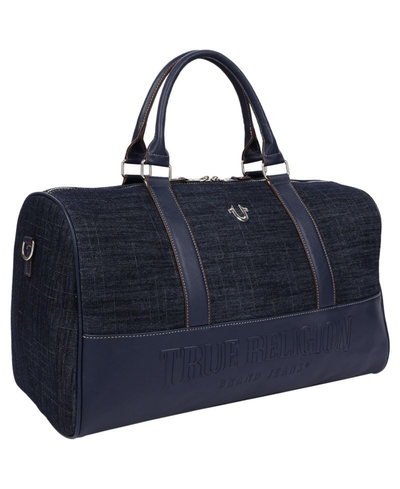 Horseshoe Quilting Denim Weekender Duffel Bag