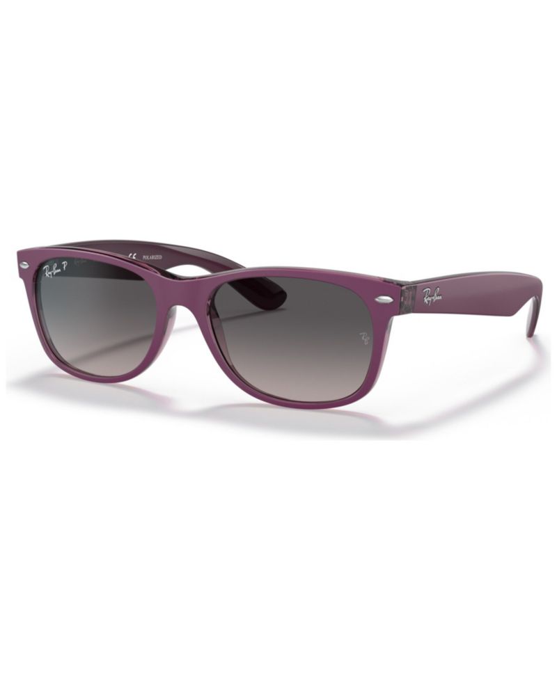 Unisex Polarized Sunglasses, RB2132 NEW WAYFARER 55