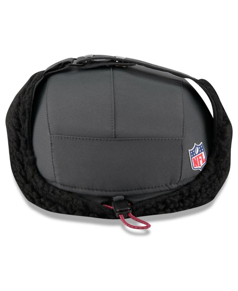 Men's Charcoal Arizona Cardinals 2025 Sideline Cold Weather Runner Dog Ear Adjustable Hat