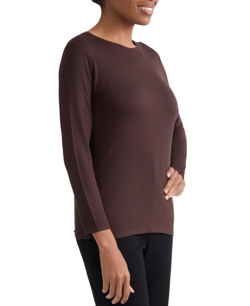 Women's Long-Sleeve Crewneck T-Shirt