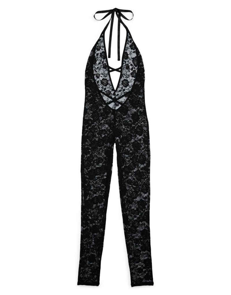 Women's Catrice Crotchless Catsuit Lingerie