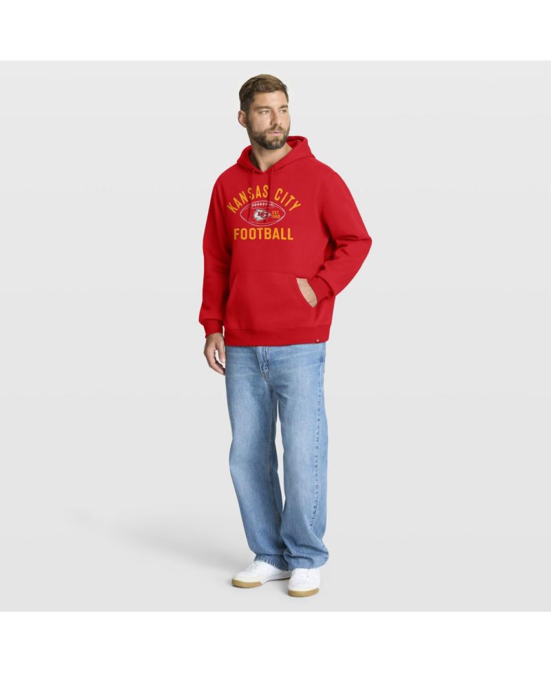 Men's Red Kansas City Chiefs Fumblerooski Legacy Pullover Hoodie