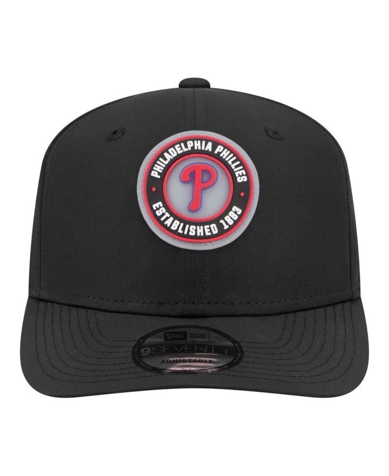 Men's Black Philadelphia Phillies Circle 9SEVENTY Adjustable Hat