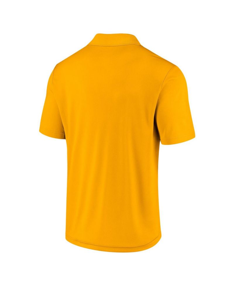 Men's Gold Green Bay Packers Component Polo Shirt