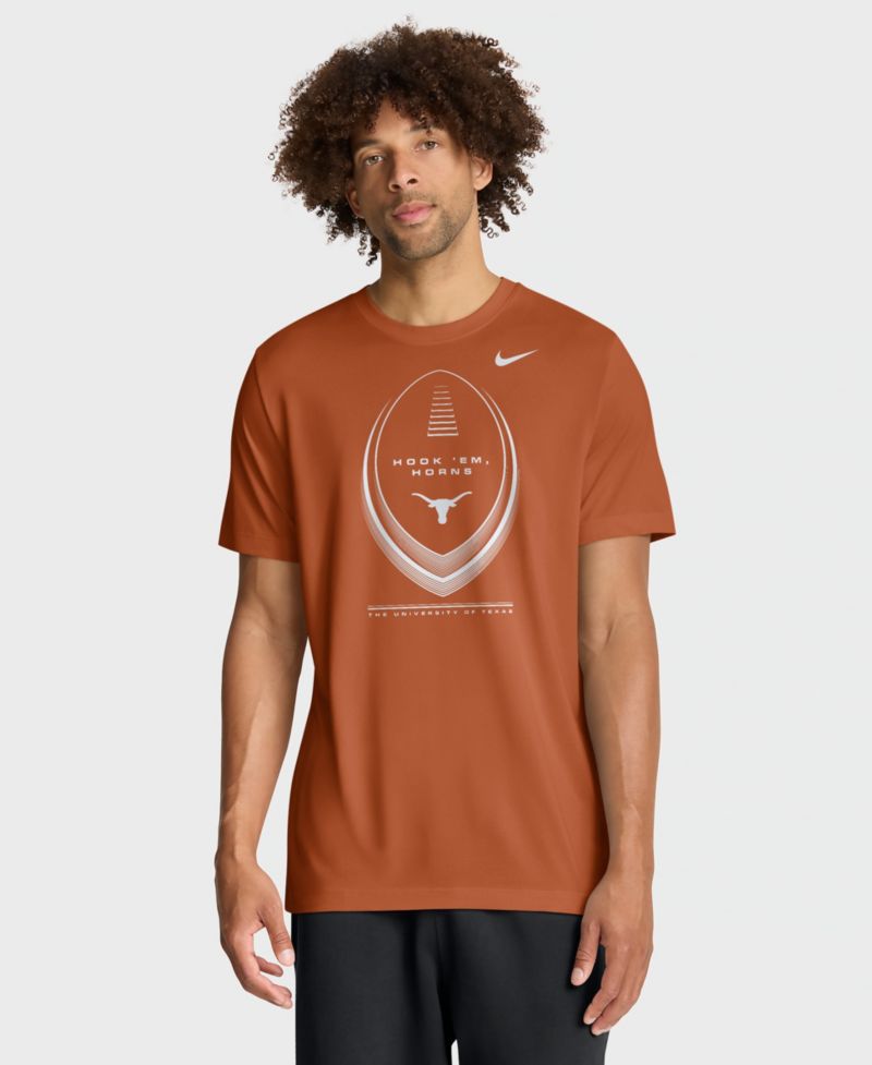 Men's Texas Orange Texas Longhorns Primetime Legend Football Icon Dri-FIT T-Shirt