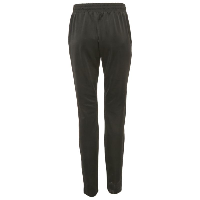 Women's Black Logo Printed Jersey Track Pants