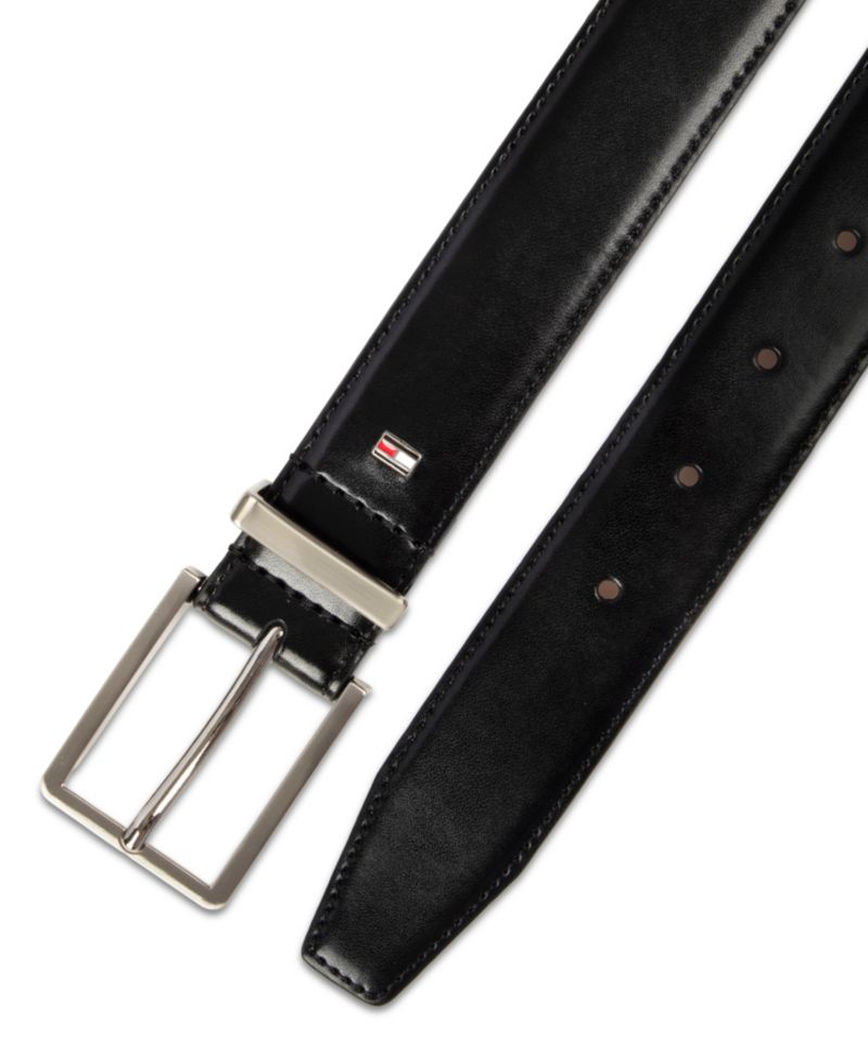 32MM Men's Reversible Dress Leather Belt